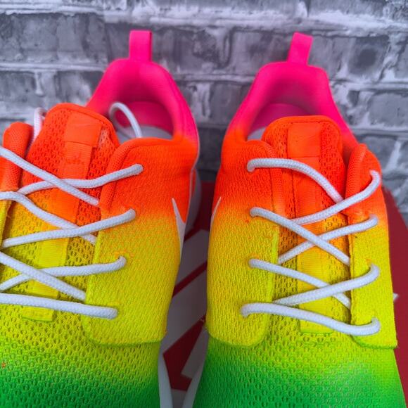 Nike Roshe One Triple White Tie Dye Custom 511881-112 Mens Size 11 New - Picture 4 of 10